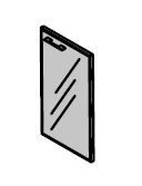 Low Glass Door for Office Furniture - Kvins Slim