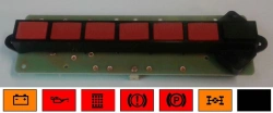 Control Lamp Block for Vehicle Signalization 2312.3803-40