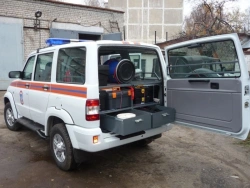 Special-purpose Vehicle UAZ-3163 Patriot Model 17435 for Laboratories