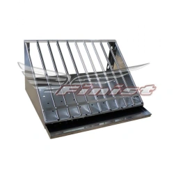 Stainless Steel Shelf for Drying and Storing Lids, Model PKk