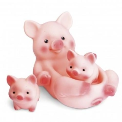 Pig with Piglets Bathing Set