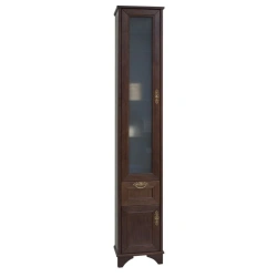 Chocolate Oak Vertical Cabinet Idel by Aquaton - 1A198003IDM8L1.A198.0.03I.DM8.L