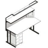 Metal Workbench for Radio Mechanic and Installer