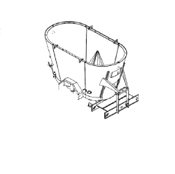 Solomix 2 1000 VLL Agricultural Mixing Hopper
