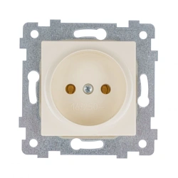 Axiom Single Socket Mechanism for Concealed Installation RS16-452 "Ivory