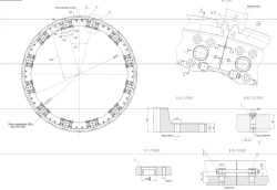Gear Rim for Rotating Mechanism - 12 Sectors