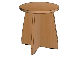Round Game Stool for Preschool Use, Model N220/M56