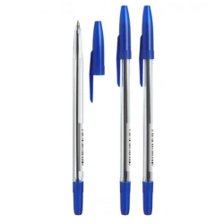 Blue Ballpoint Pen "511" 0.7mm, Transparent Body