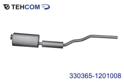 Exhaust Silencer with Resonator for ZMZ Engine 330365-1201008