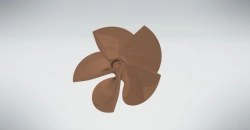 Constant Pitch Propeller D=750 Left Rotation 23180