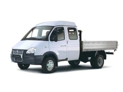 GAZ-SAZ-35123 Dump Truck with Three-Side Discharge on GAZ-330232 Chassis