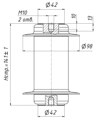 Surge Protector for AC Voltage Networks 6kV OPN-P-6/7.2/10/550-III UHL1