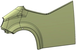 Left Front Wing for Cars A63R42-8403021