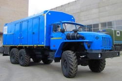 Repair and Welding Unit (ARS) UZST Model UZST01 Modification 586C-15 on Ural 4320-72 Chassis