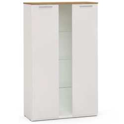 Low Glass Door Cabinet FME 2-Door from "ALTEA" Furniture Set