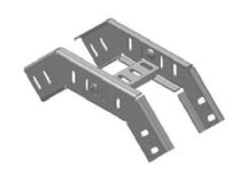 Vertical Cable Tray with Crossbar for Type 1 and Type 3 Trays (PVP-LKU)