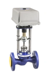 Electric Actuated Control Saddle Valves TRV for Flow Regulation