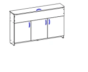 Classroom Board Storage Cabinet - Alliance-S Brand