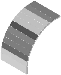 Hinged Corner Cover for Self-Supporting Cable Trays KLY 000 ZL