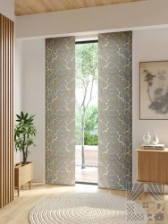 Decorative Textile Slide Panels - Japanese Curtain Panels