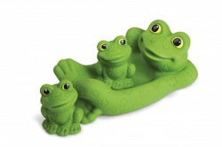 Frog with Tadpoles Bath Toy Set