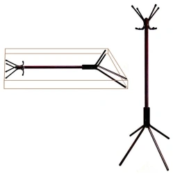 Foldable Hanger for Public and Residential Use, Model SI56.15.18.00
