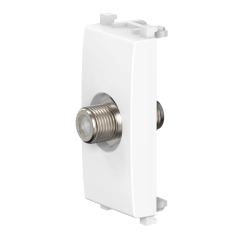 CADUCEUS ALING Experience Hidden Installation Satellite Antenna Socket F/F, 1M, White, Art. 74265.0