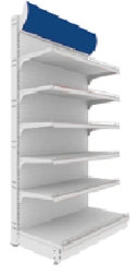 Wall-Mounted Shelf Unit 2250x1000x500, Model "OOO SPEKTR