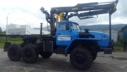 Heavy-Duty Truck with Crane Manipulator 6377N1 on Ural 4320 Chassis