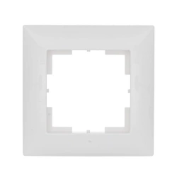 Single White Frame "MARIYA" - Durable ABS Plastic