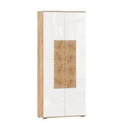 Fiji LD.659310.000 PV Two-Door Wardrobe (Golden Oak/White)