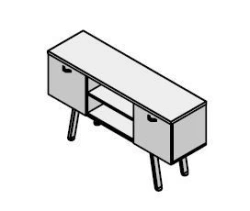 Wooden Office Credenza Furniture Set "Air Zone