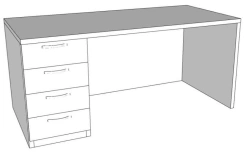 Executive Rectangular Work Desk for Leaders