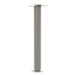 Light Gray Metal Leg Support for Office Furniture "Unica" R09