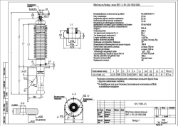 High Voltage Transformer Bushing BRIT-S-90-220-1050/2000 KN 2.9.001-AS