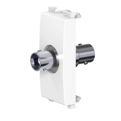 Caduceus Aling Experience White BNC/BNC Audio/Video Wall Socket, 1M, Art. 74282.0