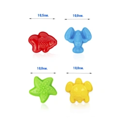 Sand Molds "Sea" Set of 4 for Creative Play