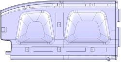 Roof Trim Cover A65R23-5702051