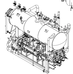 Industrial Refrigeration Units I-CU with CO2 Pumping Systems