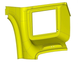 Upper Inner Rear Partition Panel for Driver's Compartment - 529220-7802051-60