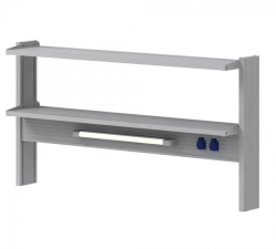 Heavy-Duty Wall-Mounted Shelving Unit 1800 TSP