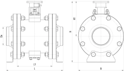 Steel Ball Valve for Tight Sealing AТЭК.491284.395