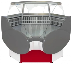 Medium Temperature Corner Refrigerated Display Case Nova VXS-UV