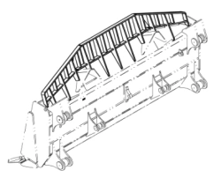 Heavy-Duty Bulldozer Blade Model 93512168 for Earthmoving Tasks