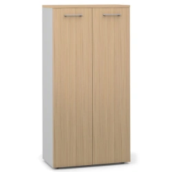Unica Office Furniture F6D 2-Door Cabinet with Shield