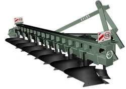 8-Body Plow with Pre-Plows and Rollers 'Rusich' PNUU