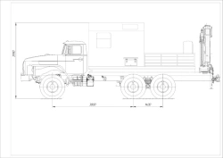 Mobile Workshop Vehicle with Crane (ANT 1.8-2, ANT 2.5-2, ANT 4.4-1, ANT 5-2, ANT 7.5-2, ANT 8.5-2, ANT 10LM, ANT 12)