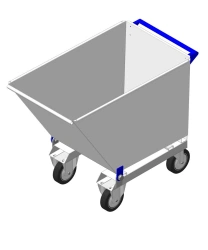 1351 Series Chip Cart for Waste Collection and Transport