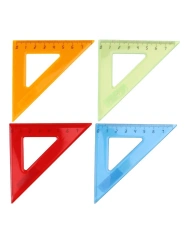 Triangle Ruler with One-Sided Scale by Prof-Press