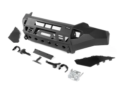 Black Bumper for Toyota Land Cruiser 150 (2017-) without Lights + Mounting Kit